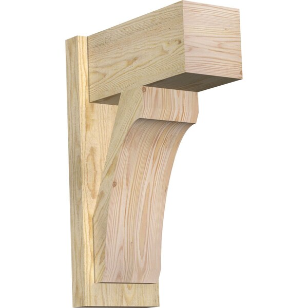 Ekena Millwork Legacy Block Rough Sawn Outlooker, Douglas Fir, 8"W x 16"D x 24"H OUT08X16X24LEC05RDF - main